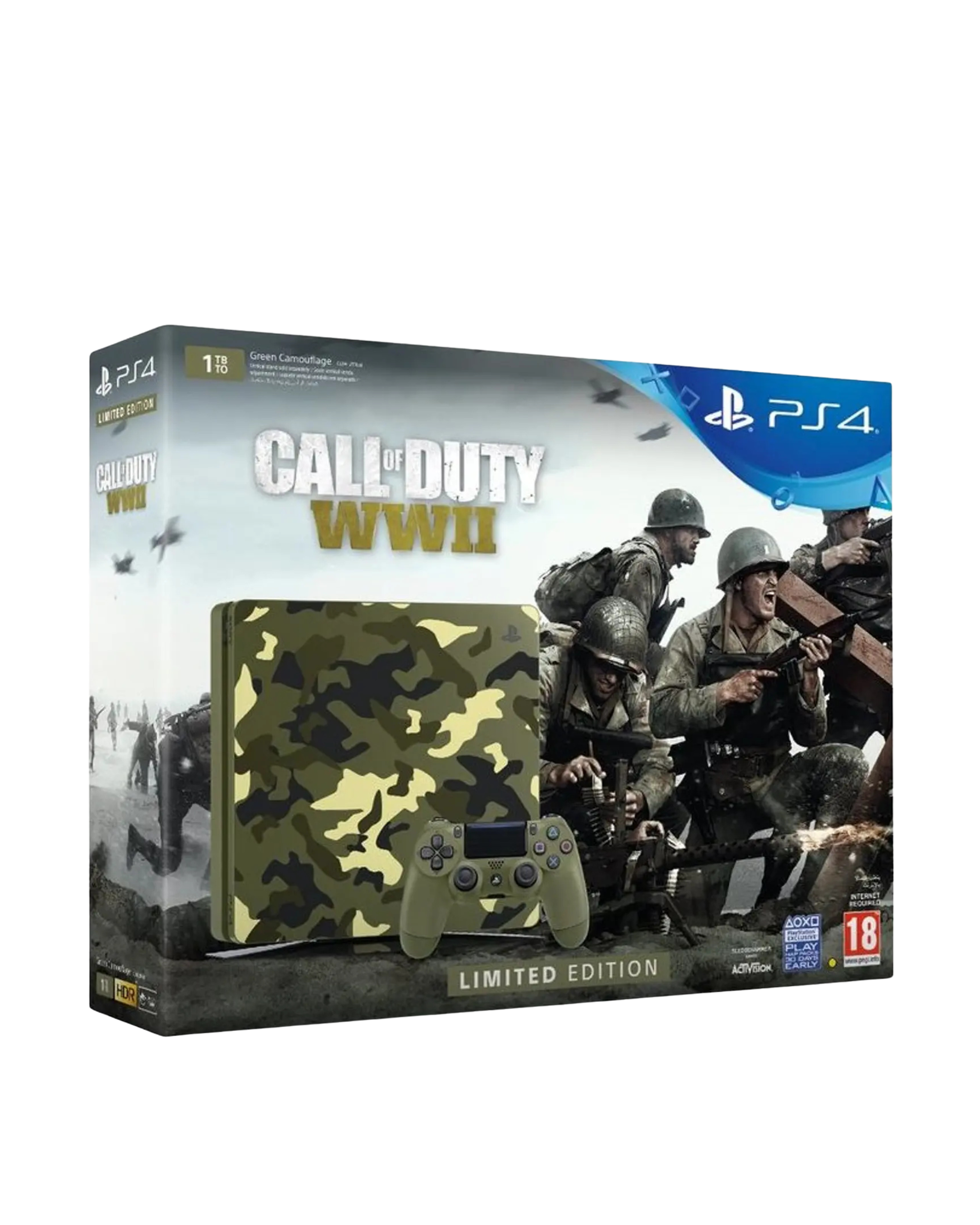 Sony PlayStation 4 Limited Edition Game Console - Green Camo