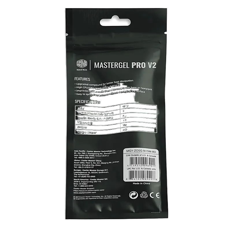 MASTERGEL PRO V2 – High-Performance Thermal Paste / Cooler