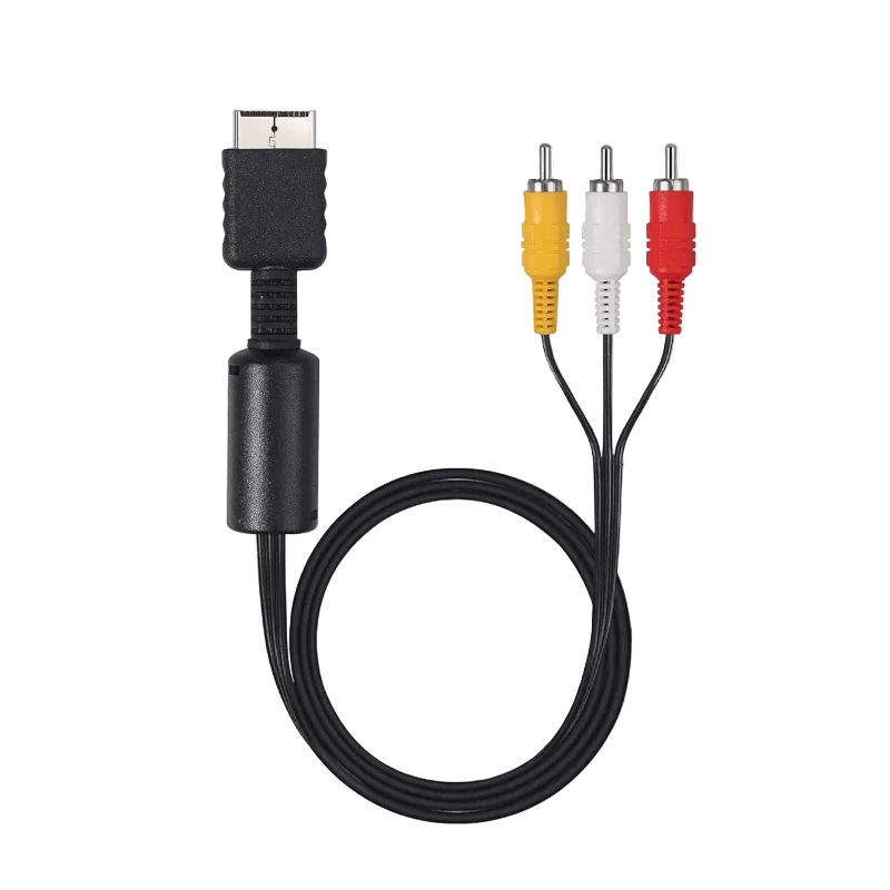 AV Audio Video Cable for PS1 PS2 PS3