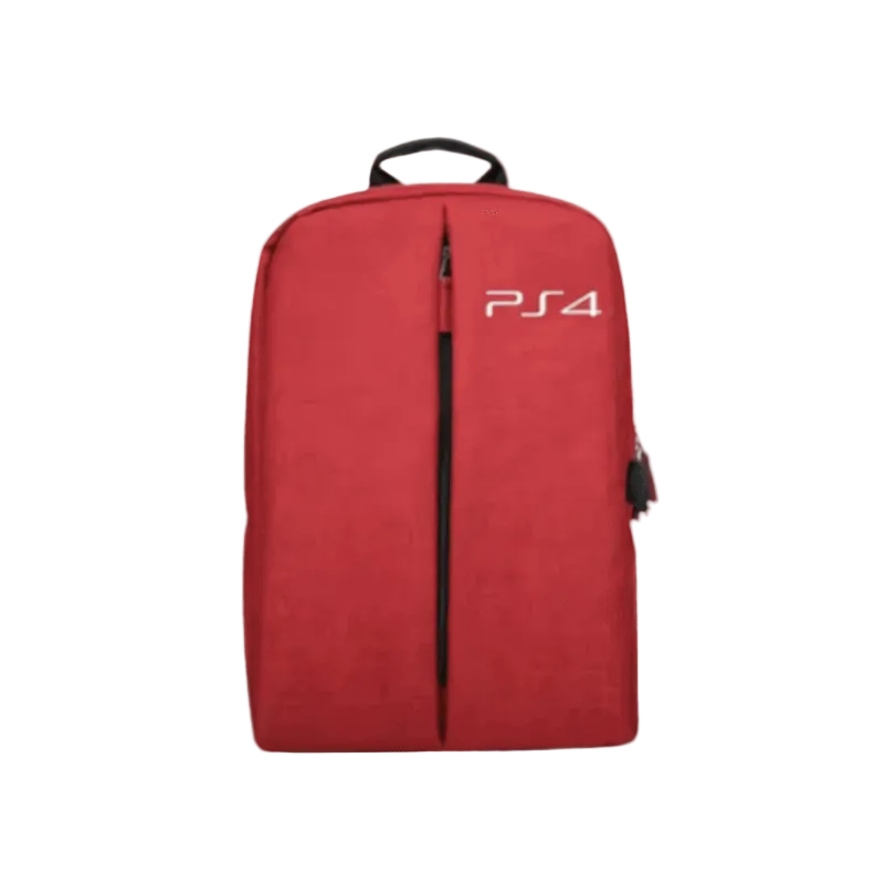 Red PS4 Backpack Carrying Bag