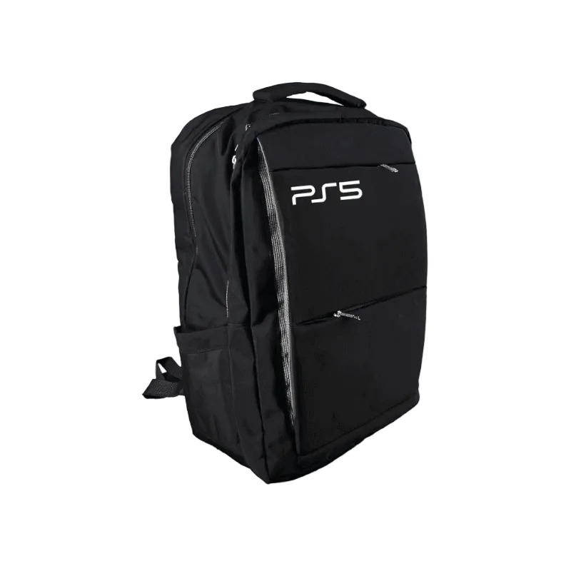 حقيبة ظهر سوداء لحمل جهاز بلاي ستيشن 5