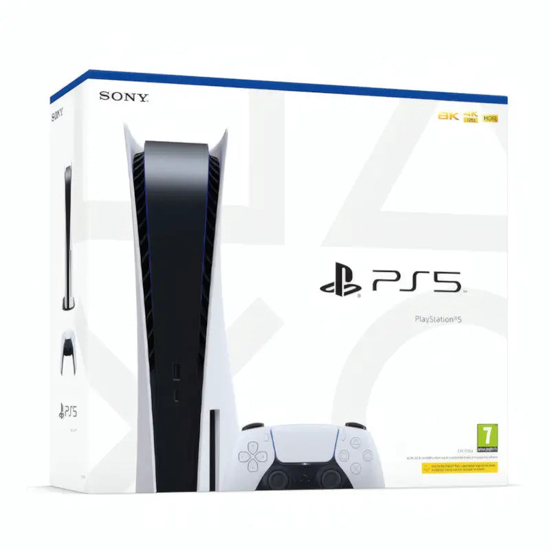 New Sony PlayStation 5 Console – Disc Version – 825GB – With Controller – 1-Year Egypt Warranty – Tharaa Store