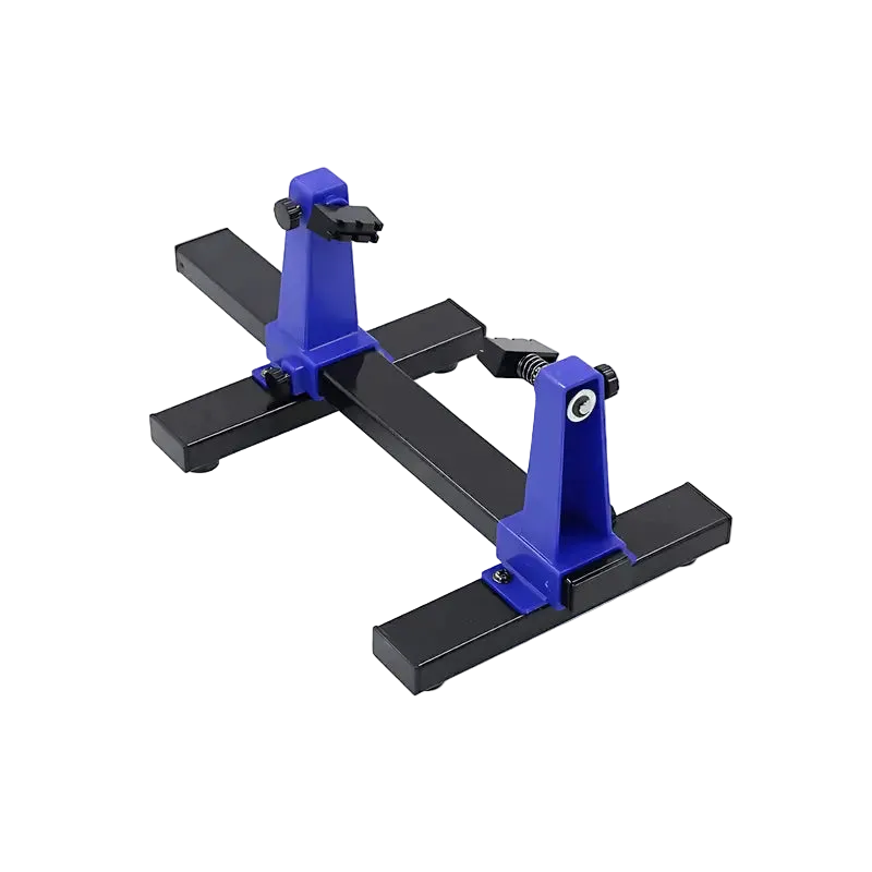 PCB holder for soldering and circuit board repair with 360 degree rotation