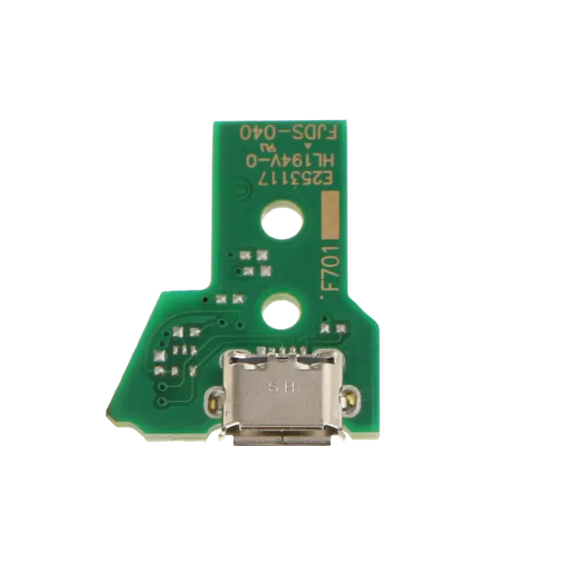 PS4 DualShock 4 JDS-040 12-Pin Charging Port Board Micro USB Socket Replacement for PlayStation 4 Controller - THARAA STORE