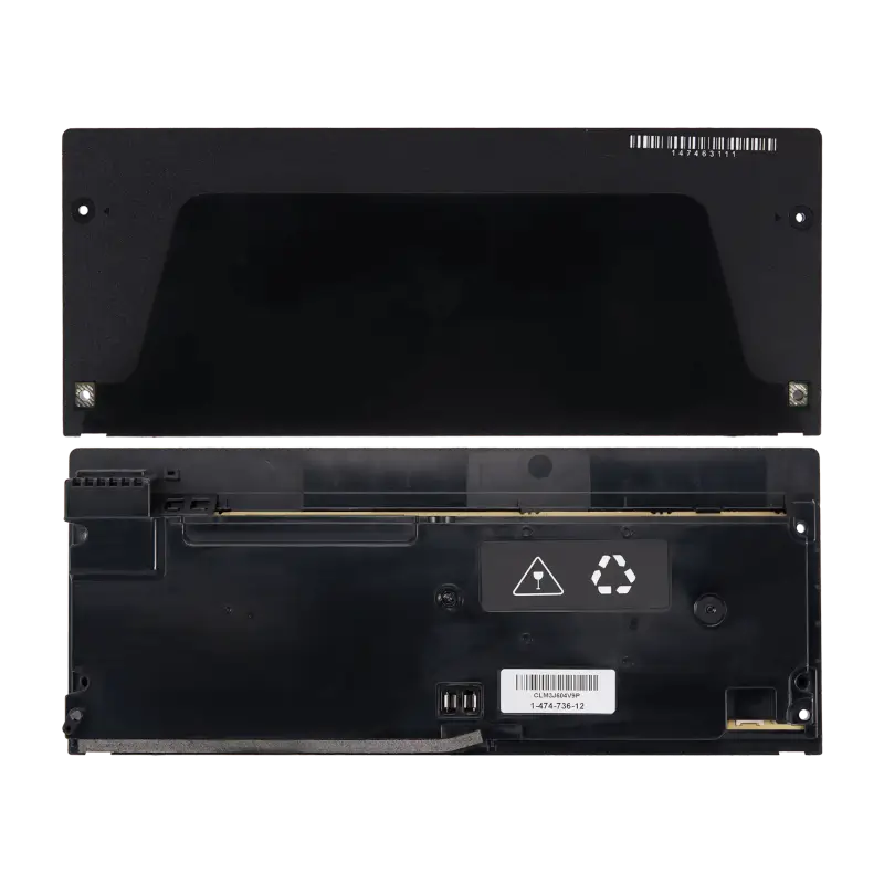 ADP-160FR / N17-160P1A internal power supply for PS4 Slim CUH-22XX, shown from multiple angles with its black casing, connector area, mounting points, and AC power inlet - THARAA STORE