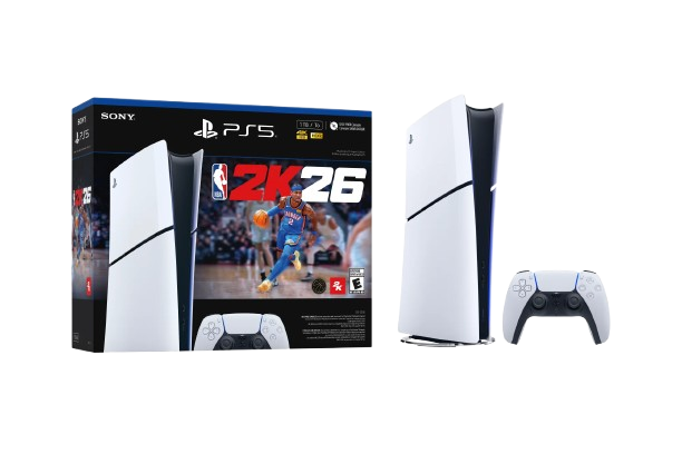 جهاز بلايستيشن 5 الإصدار الرقمي – باقة إن بي أيه 2K26 (سليم)