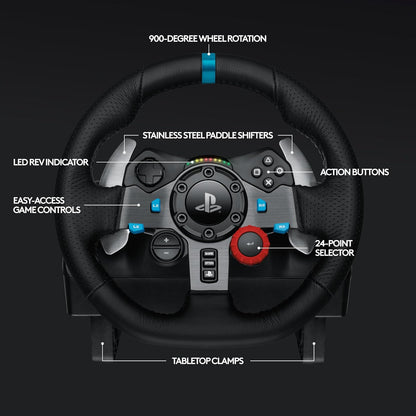 لوجيتك G29 دركسون سباقات مع دواسات – Logitech Driving Force