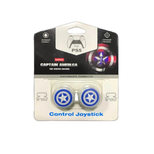 Captain America Thumb Grips for PS5 Controller