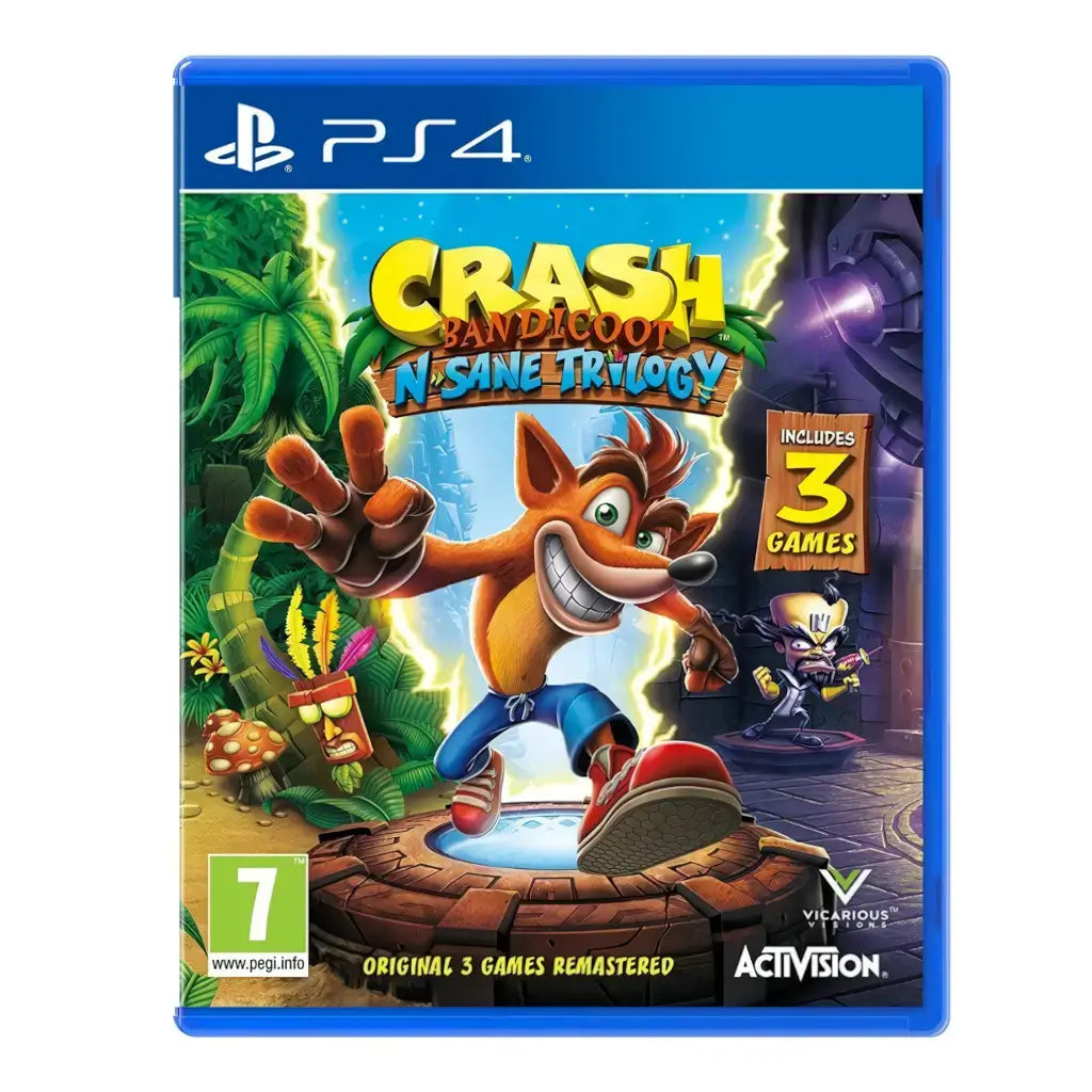 Crash Bandicoot N. Sane Trilogy arabic - PS4 (Used)