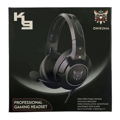 أونيكوما سماعة الجيمنج كي 9 السلكية بإضاءة أر جي بي