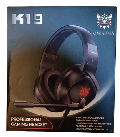 أونيكوما سماعة العاب K19 السلكية بإضاءة أر جي بي