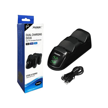 PS4 Dual Charging Dock TP4-889 for PlayStation 4 Controllers - شاحن دوبى ديجيتال لدراع 4 - THARAA STORE-1