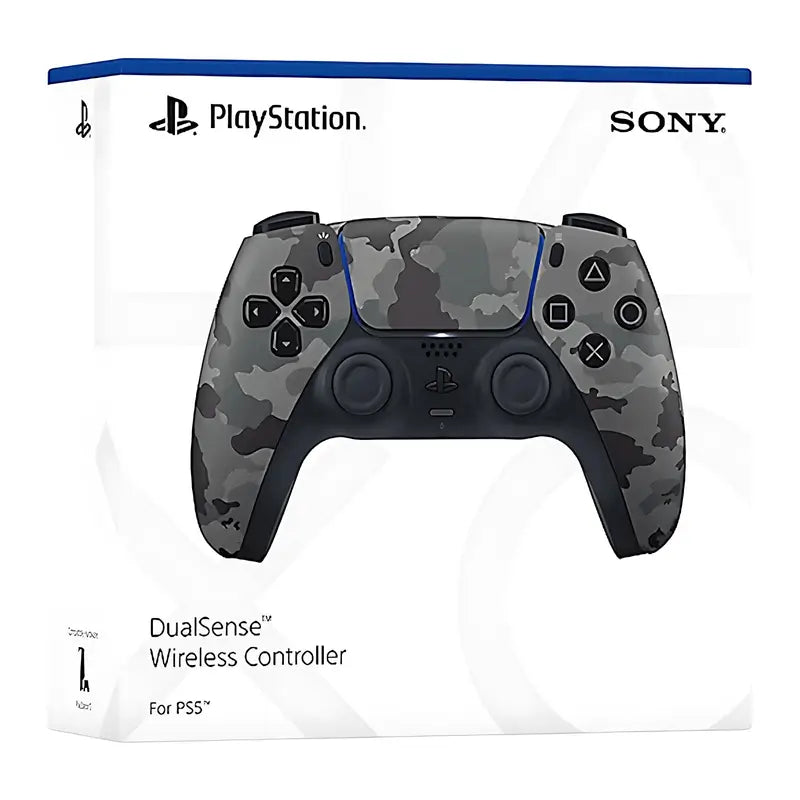 PS5 DualSense™ Wireless Controller - Gray Camouflage - دراع لبلايستيشن 5 جيشى - THARAA STORE-1