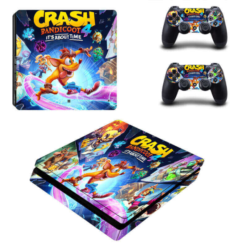 Ps4 Slim Skin - crash bandicoot 4