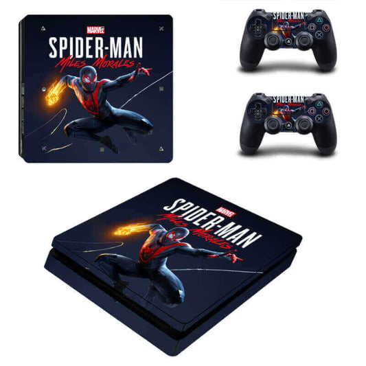 جلد PS4 Slim - Spider Man Miles Morales