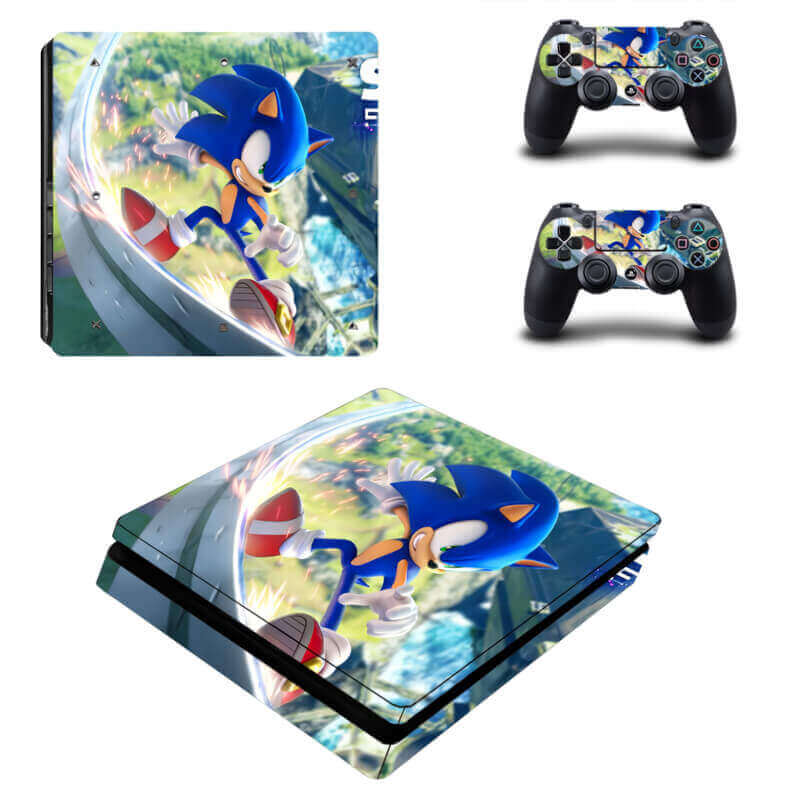 Ps4 Slim Skin - Sonic