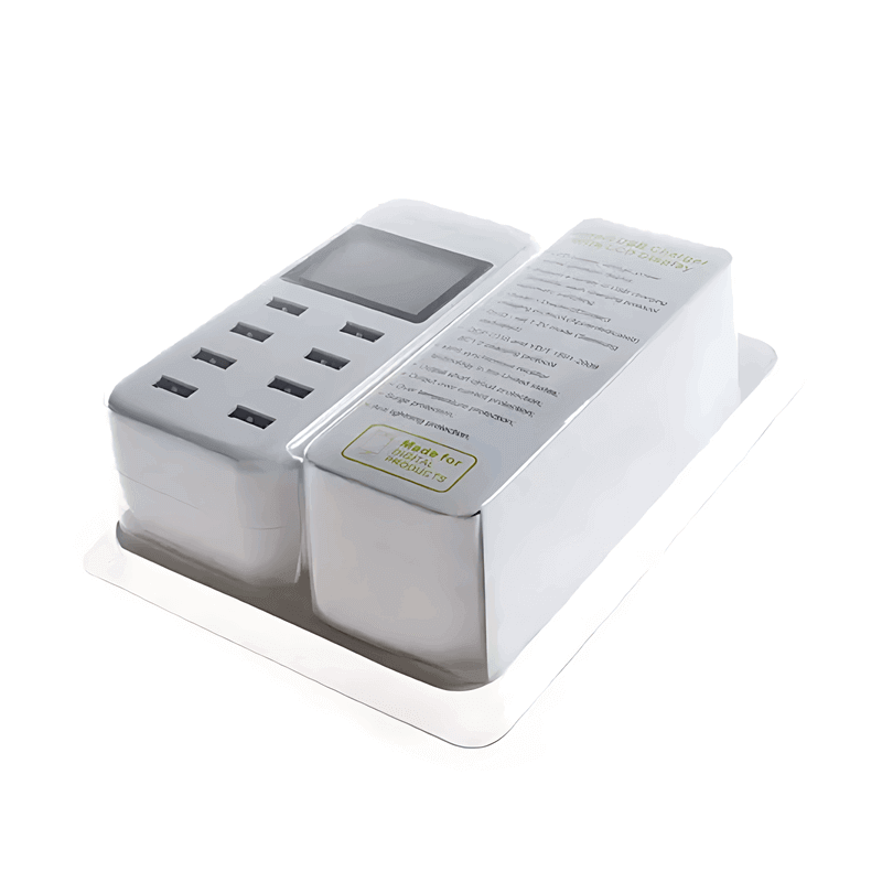 شاحن ديجيتال 8 مخرج - 8 Port Smart USB Charger Hub with LCD