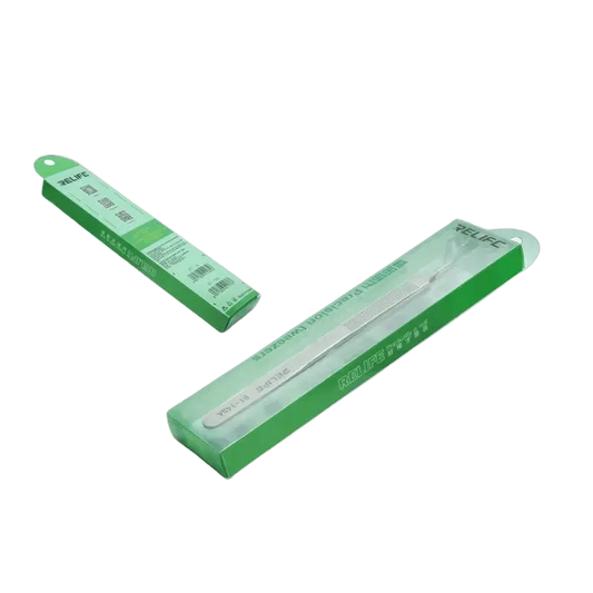 Relife Curved Stainless Steel Tweezers