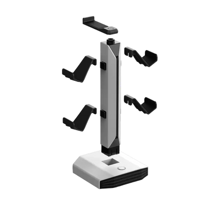 DEADSKULL DS-MZ8006 RGB game controller and headphone holder with four arms and two USB charging ports - THARAA STORE