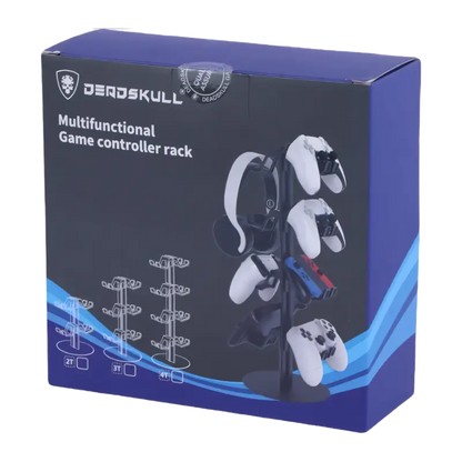DeadSkull DS-MZ8012 3-Tier Multifunctional Game Controller and Headset Rack - THARAA STORE