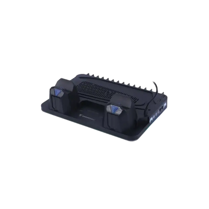 DEADSKULL DS-MZ8043 RGB cooling and charging stand for PS5 PS5 Slim and PS5 Pro with dual controller charger and game storage - THARAA STORE