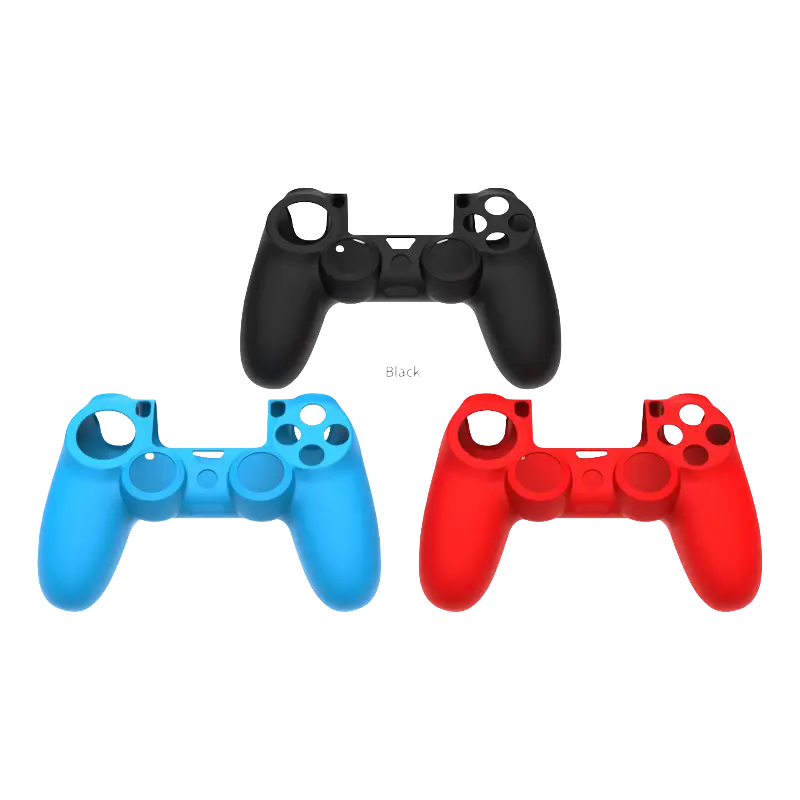 DOBE TP4-0425 Black Silicone Protective Cover for PS4 DualShock 4 Controller with Analog Stick Grips - THARAA STORE
