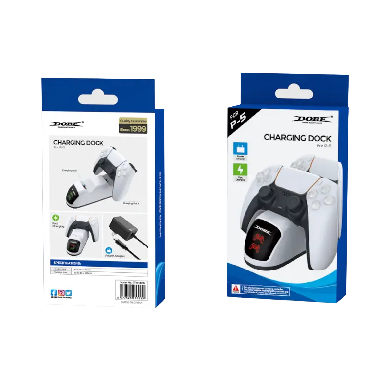 DOBE TP5-0515B charging dock for PS5 DualSense controllers - THARAA STORE