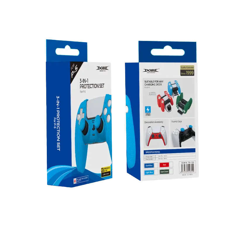 DOBE TP5-1529 4 in 1 Protective Set for PS5 DualSense Controller - THARAA STORE