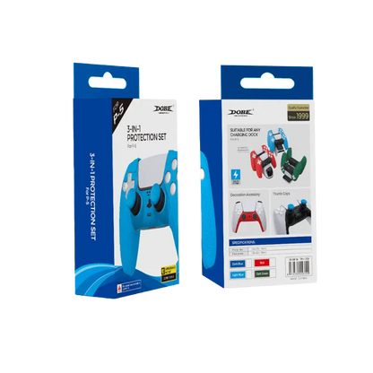 DOBE TP5-1529 4 in 1 Protective Set for PS5 DualSense Controller - THARAA STORE