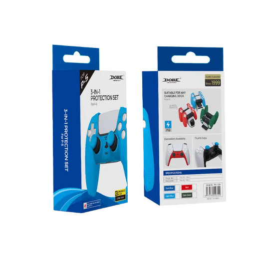 DOBE TP5-1529 4 in 1 Protective Set for PS5 DualSense Controller - THARAA STORE