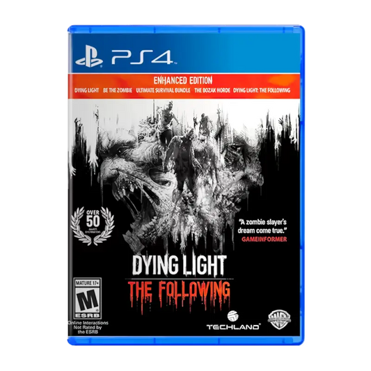 Dying Light The Following Enhanced Edition used game for PlayStation 4 PS4 - THARAA STORE