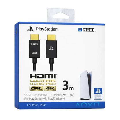 HORI Ultra High Speed HDMI Cable 3M for PS5 and PS4 with 8K 4K and 48Gbps support - THARAA STORE