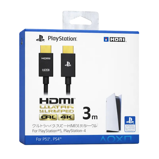 HORI Ultra High Speed HDMI Cable 3M for PS5 and PS4 with 8K 4K and 48Gbps support - THARAA STORE