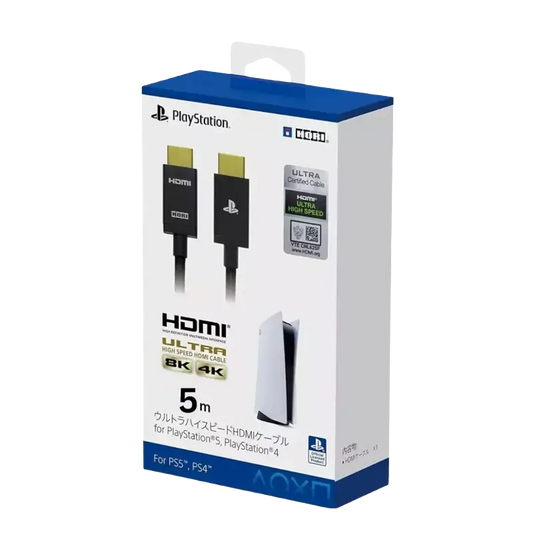 HORI Ultra High Speed HDMI Cable 5M for PS5 and PS4 with 8K 4K and 48Gbps support - THARAA STORE