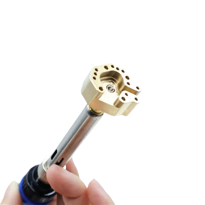 Gold joystick soldering tip with M4 heating mold for 936 and 907 soldering handles - THARAA STORE