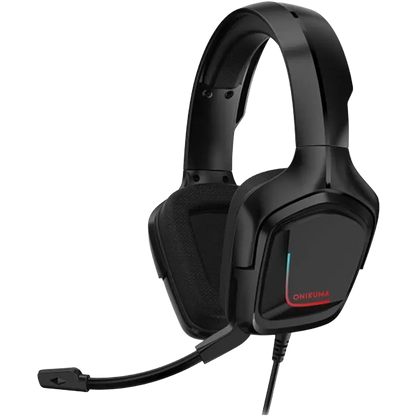 ONIKUMA K20 RGB wired gaming headset with noise-isolating microphone and 50mm stereo drivers - THARAA STORE