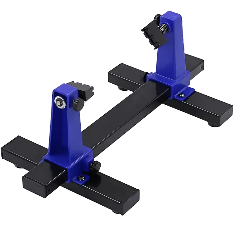 PCB holder for soldering and circuit board repair with 360 degree rotation