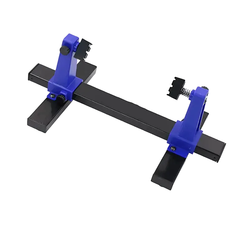 PCB holder for soldering and circuit board repair with 360 degree rotation