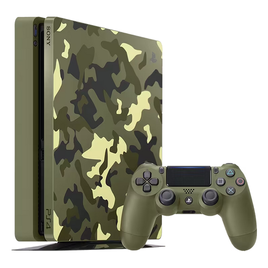 Used PlayStation 4 Slim 1TB Camouflage Console with 90 Days Warranty in Egypt - THARAA STORE