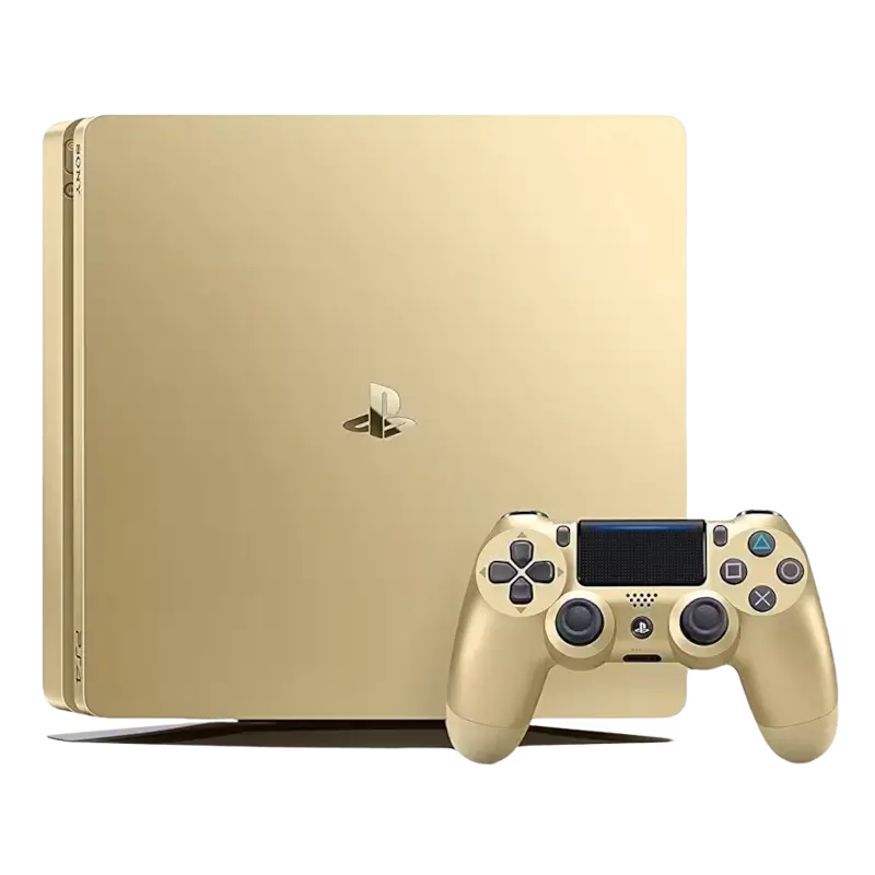 Used PlayStation 4 Slim 1TB Gold Console with 90 Days Warranty in Egypt - THARAA STORE