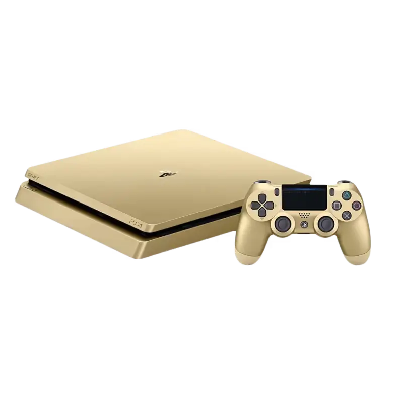 Used PlayStation 4 Slim 1TB Gold Console with 90 Days Warranty in Egypt - THARAA STORE