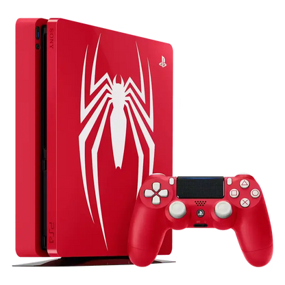 Used PlayStation 4 Slim 1TB Marvel’s Spider-Man Limited Edition Console with 90 Days Warranty - THARAA STORE