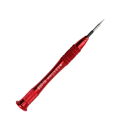 Precision screwdriver with a narrow metal shaft and ridged handle for electronics repair - THARAA STORE