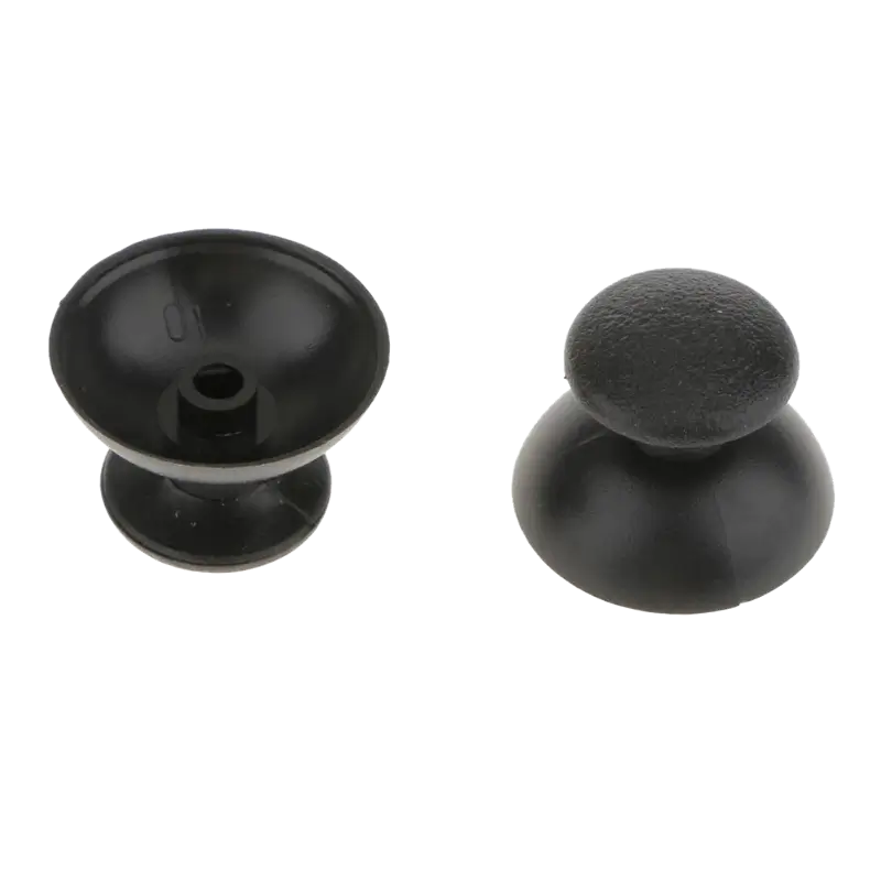 Two black replacement analog stick thumbsticks for PS3 controller - THARAA STORE