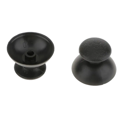 Two black replacement analog stick thumbsticks for PS3 controller - THARAA STORE
