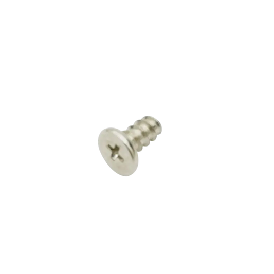 Close-up of a small silver 4.5mm Phillips-head screw for PS4 DualShock 4 controller repair - THARAA STORE