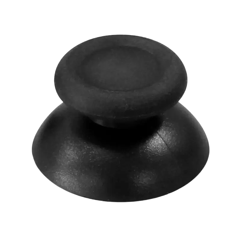 Black replacement analog stick caps for Sony PS4 DualShock 4 controller compatible with JDM-001 JDM-011 JDM-030 - 2PCS - THARAA STORE
