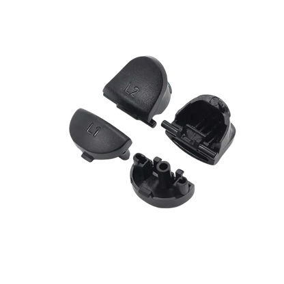 Black L1, R1, L2 and R2 replacement trigger buttons for PS4 DualShock 4 JDM-001 and JDM-011 controllers - THARAA STORE