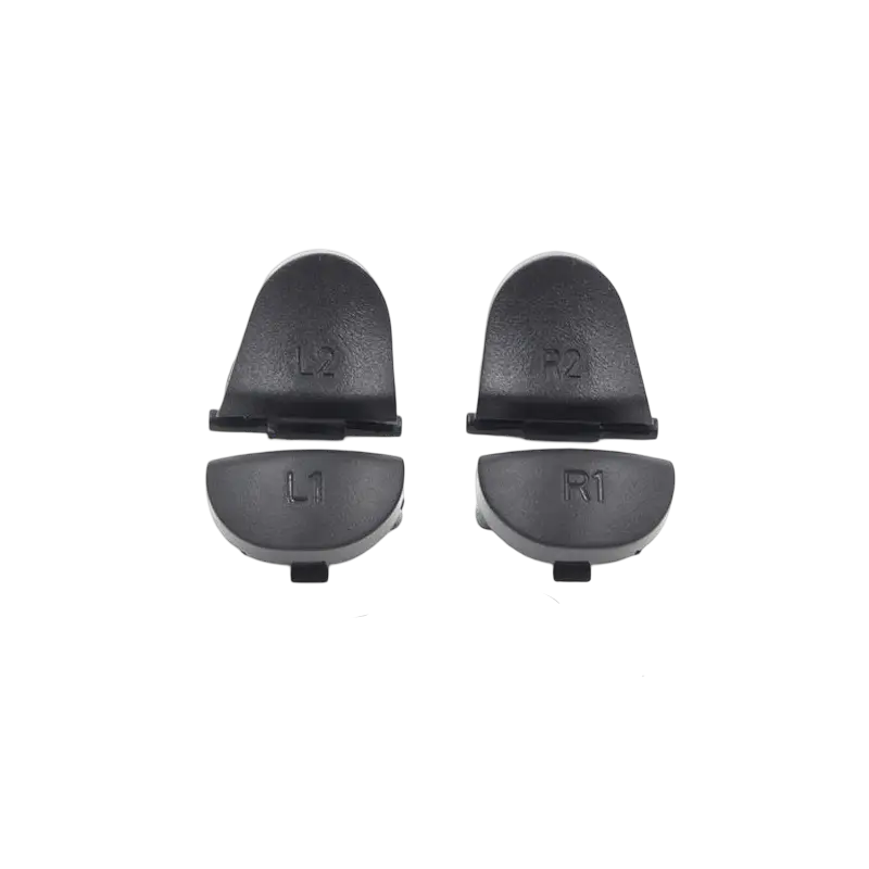Black L1, R1, L2 and R2 replacement trigger buttons for PS4 DualShock 4 JDM-001 and JDM-011 controllers - THARAA STORE