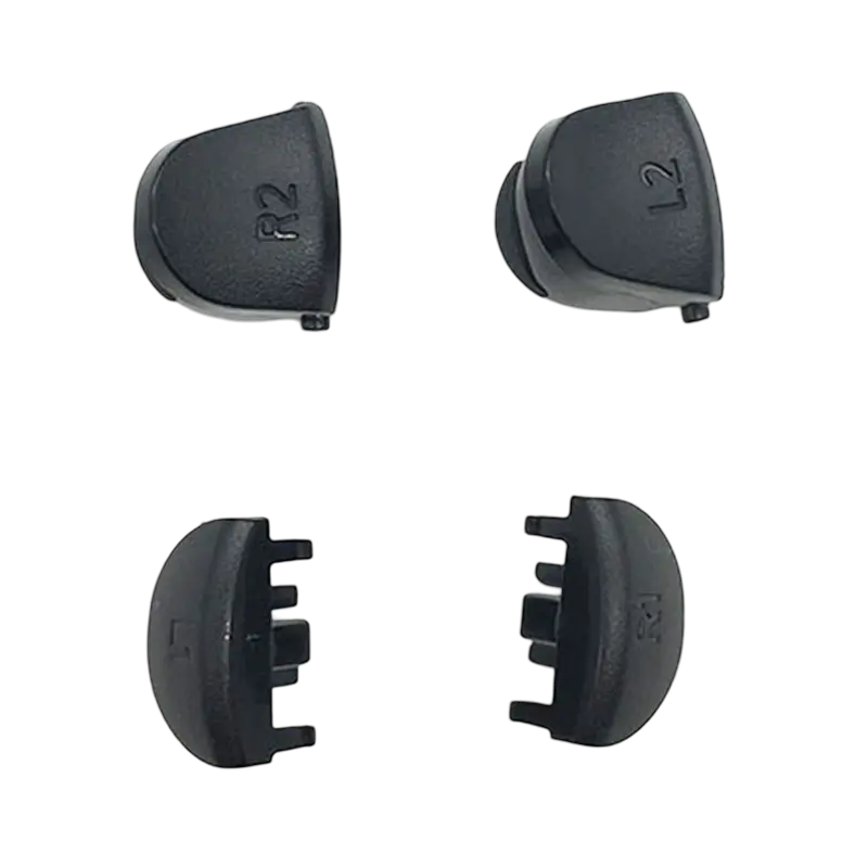 Black L1, R1, L2 and R2 replacement trigger buttons for a PS4 DualShock 4 JDM-030 controller - THARAA STORE